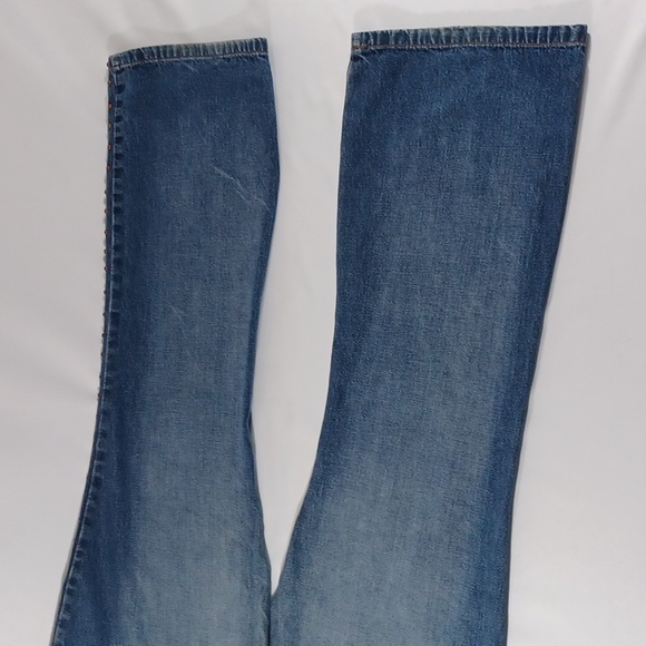 VIntage Unique Style Route 66 Jeans in Women's Size 13/14 Metal Grommet Accents - Picture 6 of 10